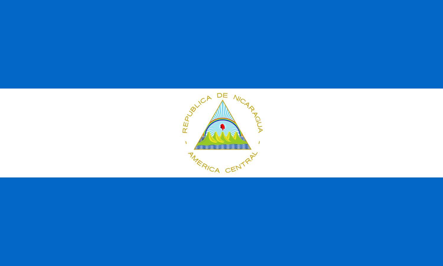 Nicaragua flagga –  produktbild – Hiprock