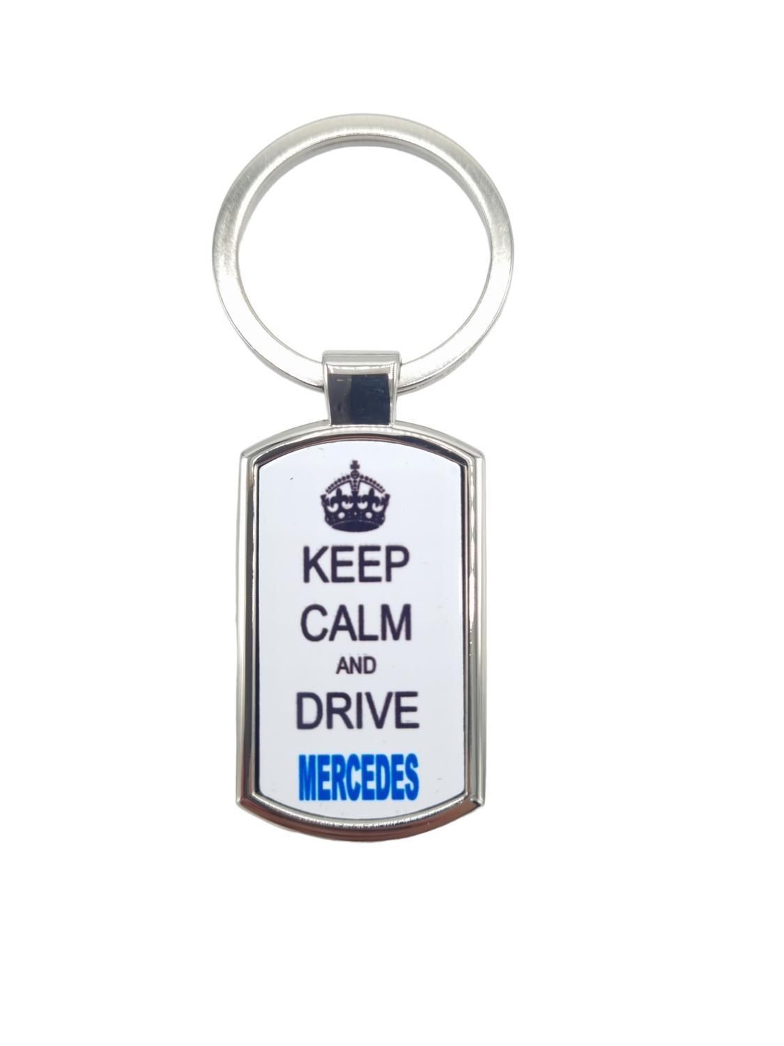 Nyckelhållare - Keep calm and drive Mercedes - Nyckelring –  produktbild – Hiprock