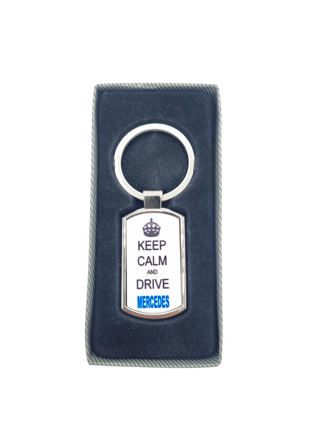 Nyckelhållare - Keep calm and drive Mercedes - Nyckelring –  produktbild – Hiprock