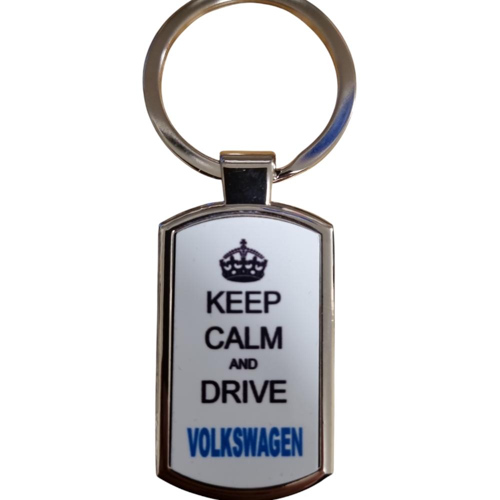 Nyckelring Keep calm and drive Volkswagen