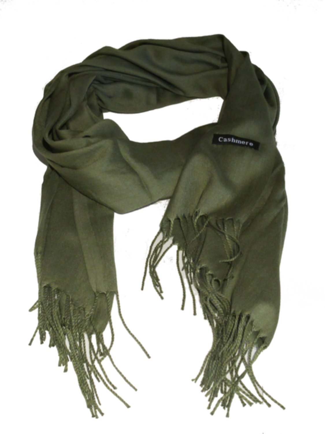 Olivgrön sjal halsduk –  produktbild – Hiprock