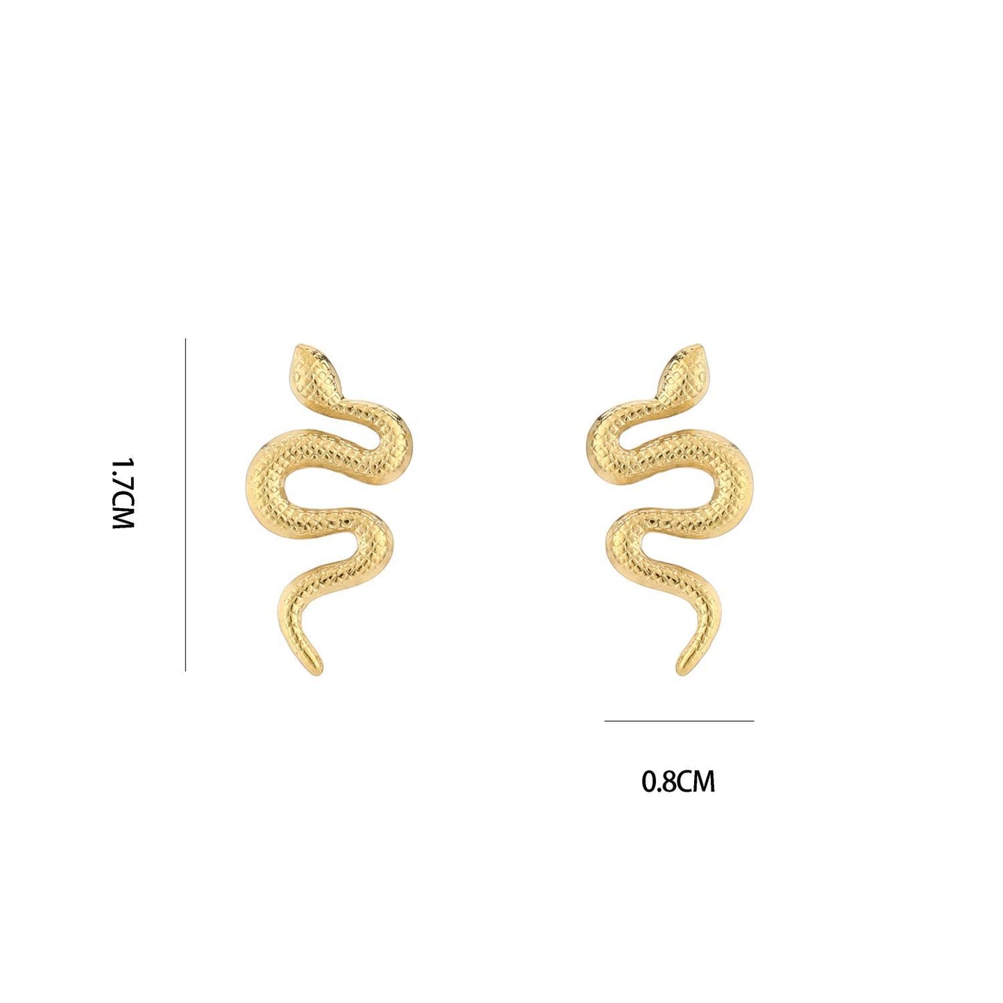 Snake earrings