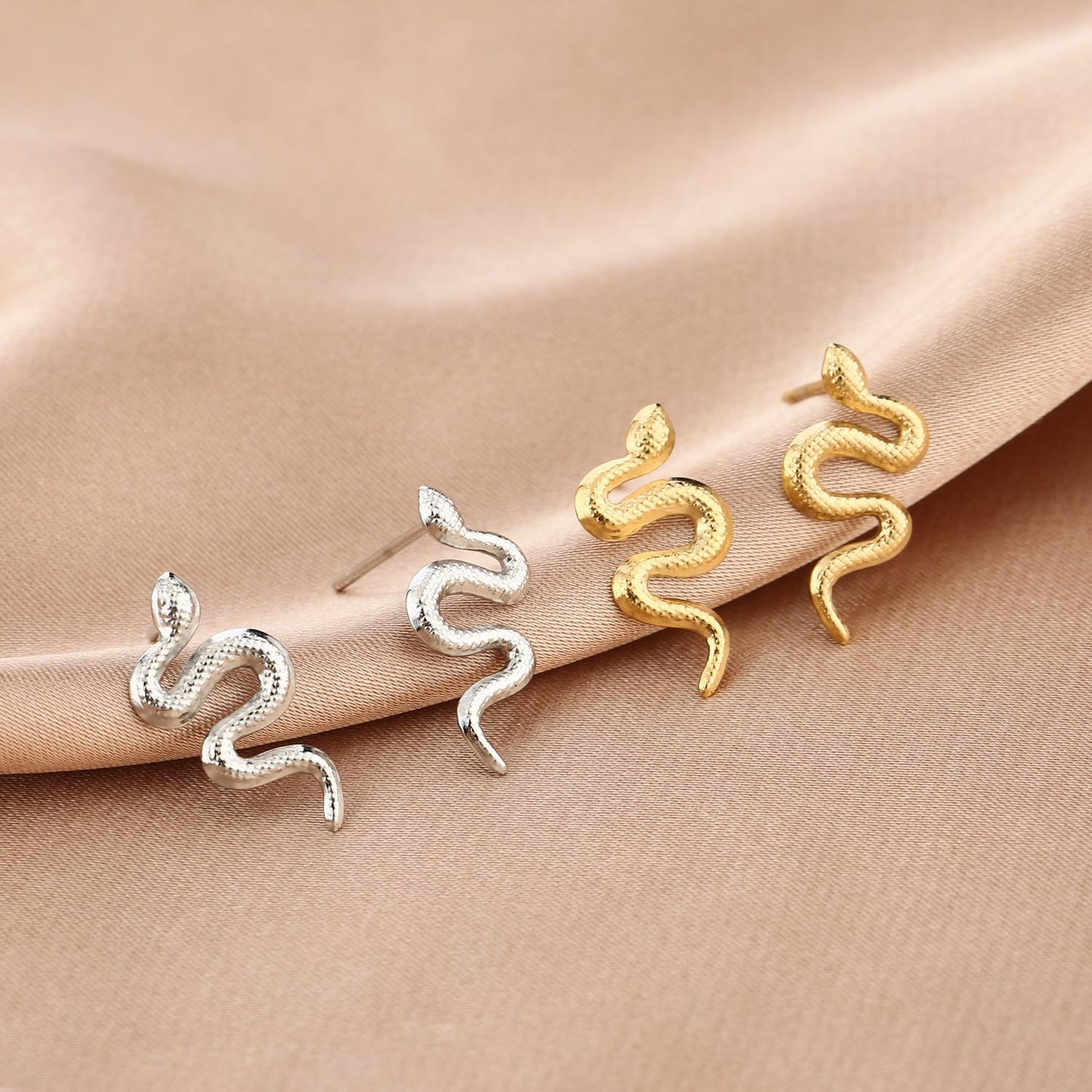 Snake earrings
