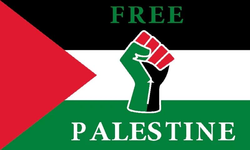 Palestine flagga  150*90 cm –  produktbild – Hiprock