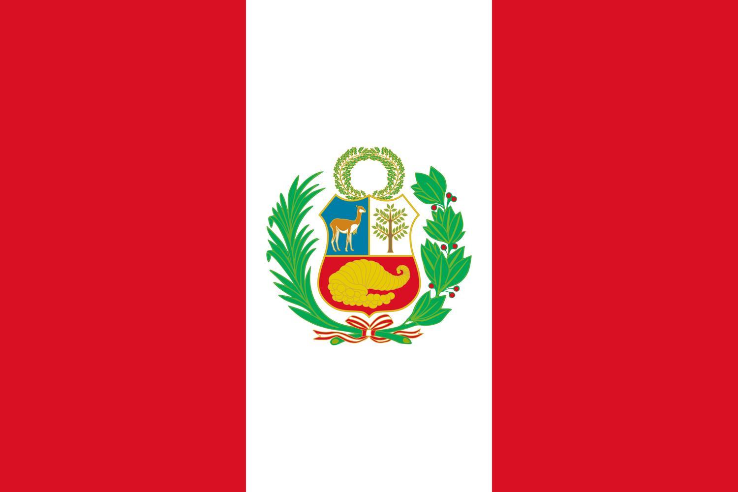 Peru flagga –  produktbild – Hiprock