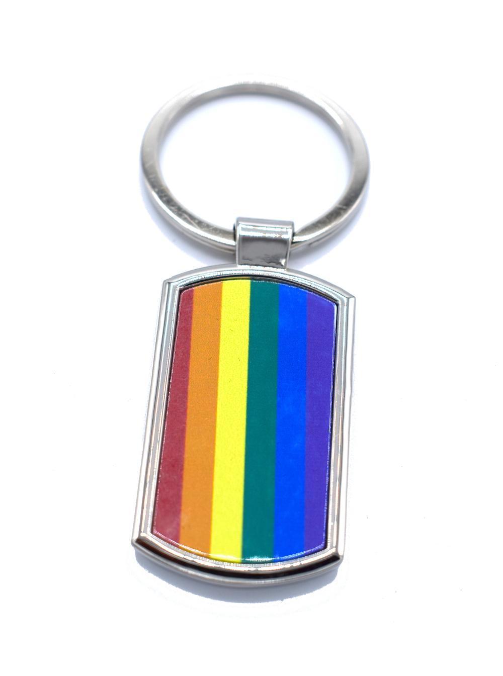 Prideflagga - Nyckelring –  produktbild – Hiprock