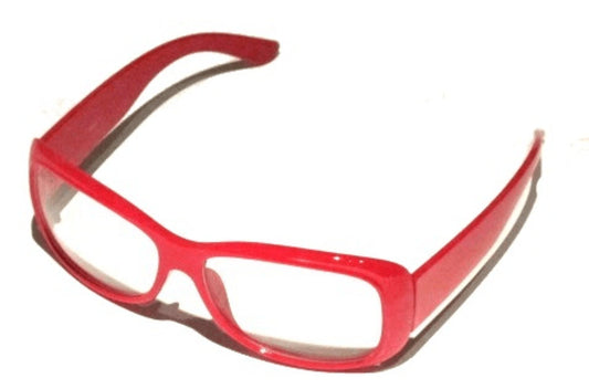 Red clear glasses