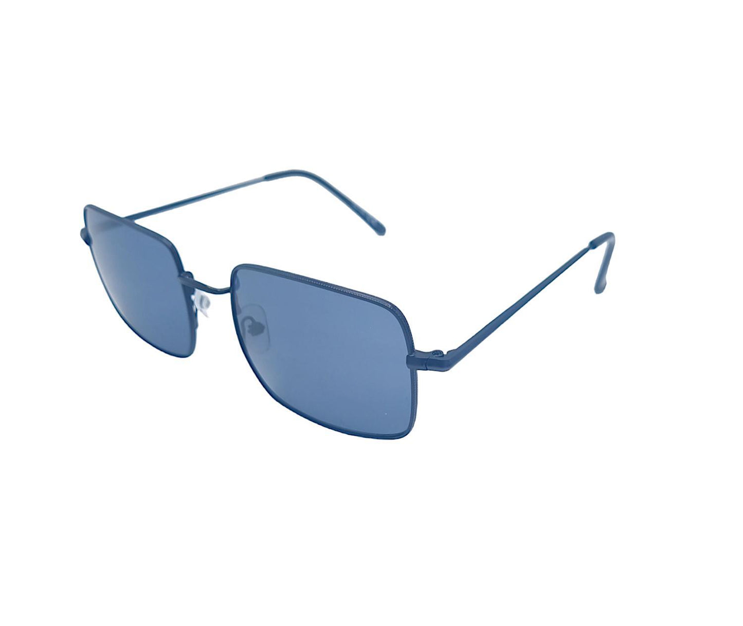 Rectangular Retro Sunglasses - Black