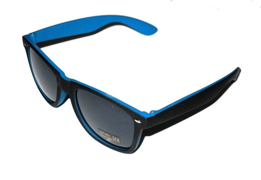 Retro Sunglasses - black/blue frames