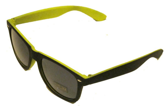 Retro sunglasses black and yellow