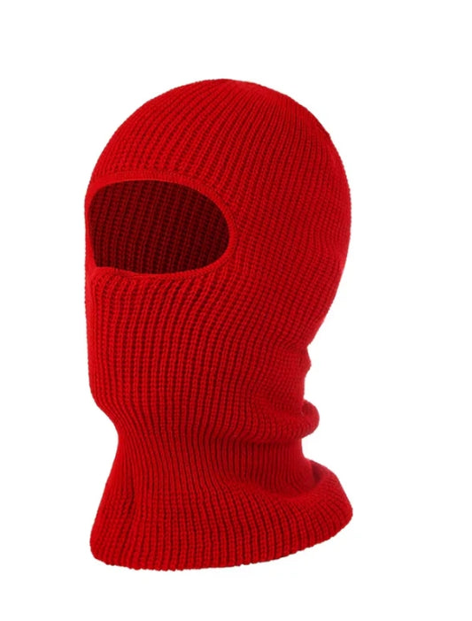 Rånarluva – Stickad Balaclava med Attityd