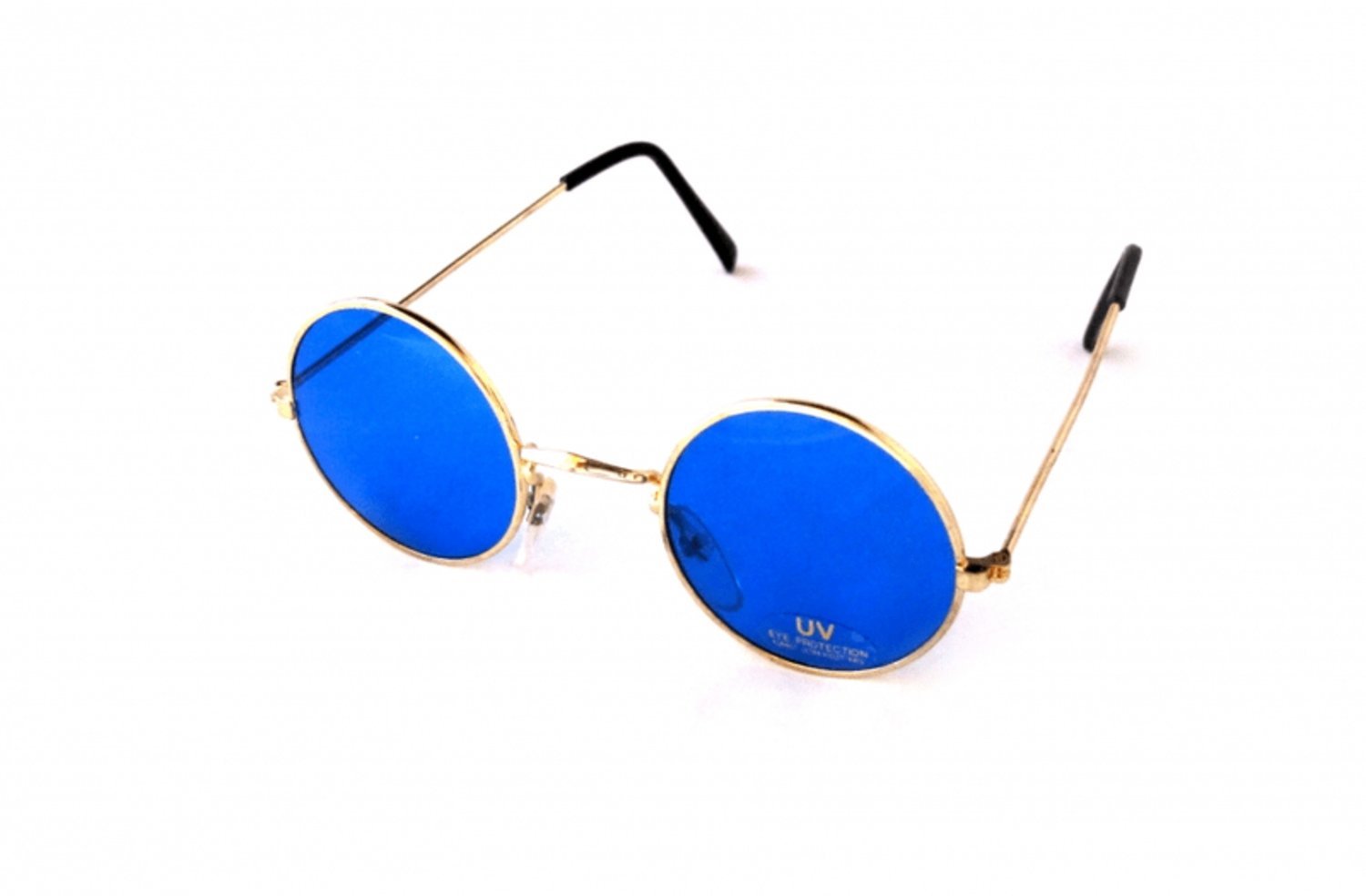 Roliga runda blåa glasögon –  produktbild – Hiprock