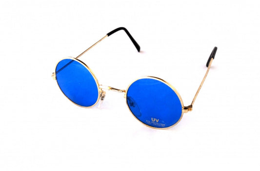 Roliga runda blåa glasögon –  produktbild – Hiprock