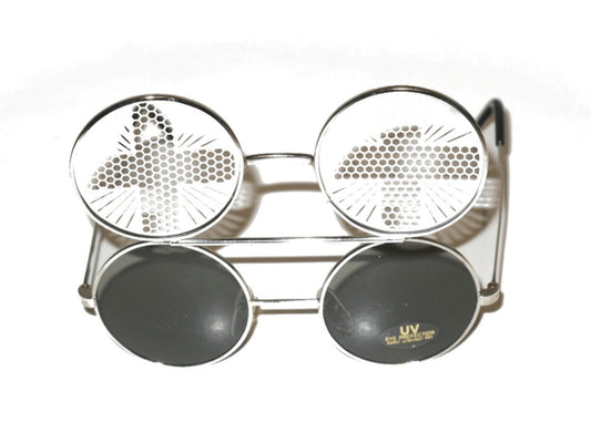 Roliga runda  glasögon - Cross Cover –  produktbild – Hiprock