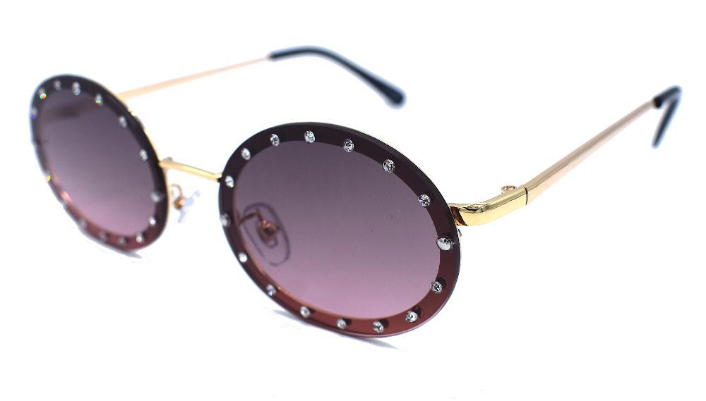 Vaaleanpunaiset/kultaiset aurinkolasit - Ice Edition