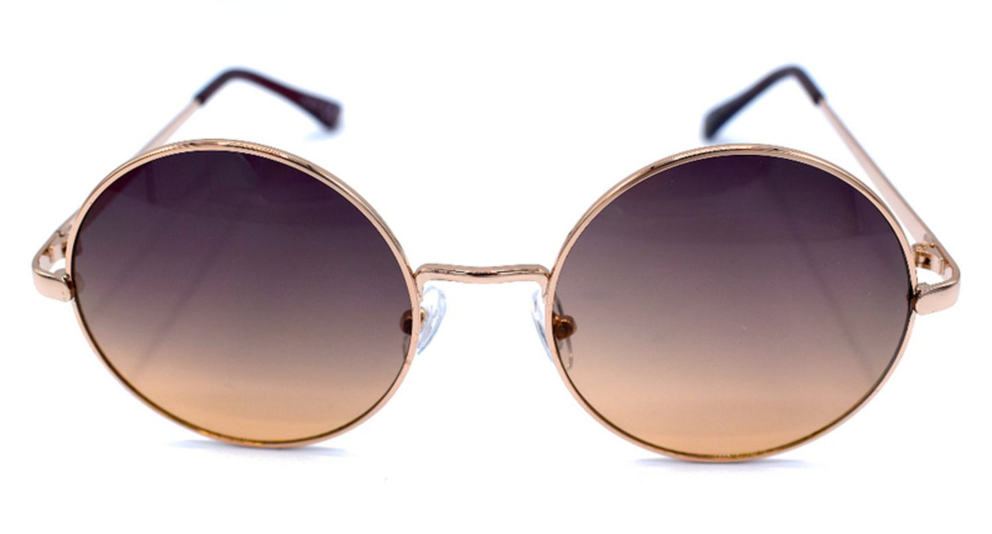 Runda bruna solglasögon –  produktbild – Hiprock