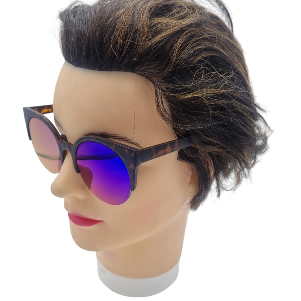 Round purple sunglasses