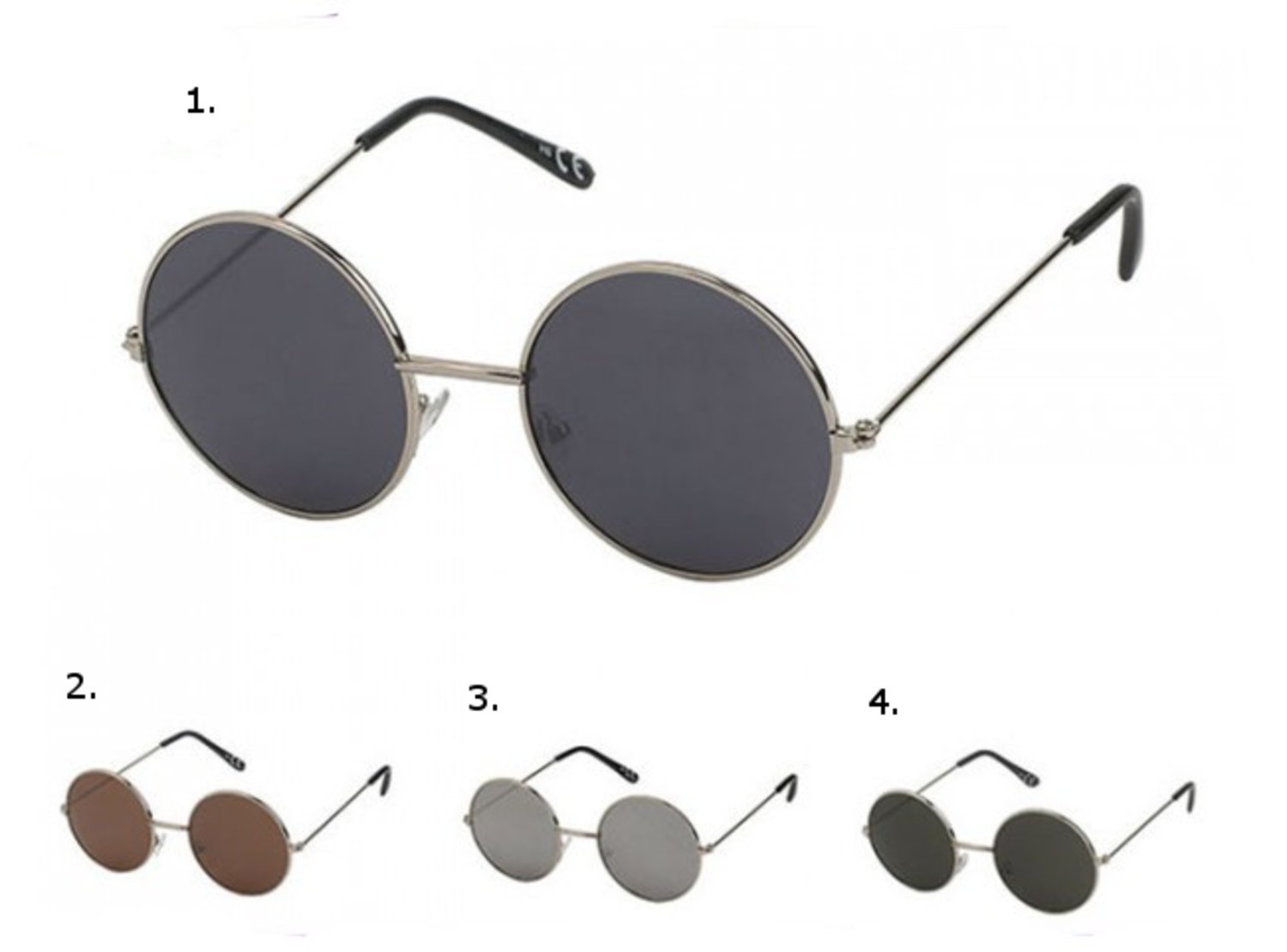 Runda solglasögon –  produktbild – Hiprock