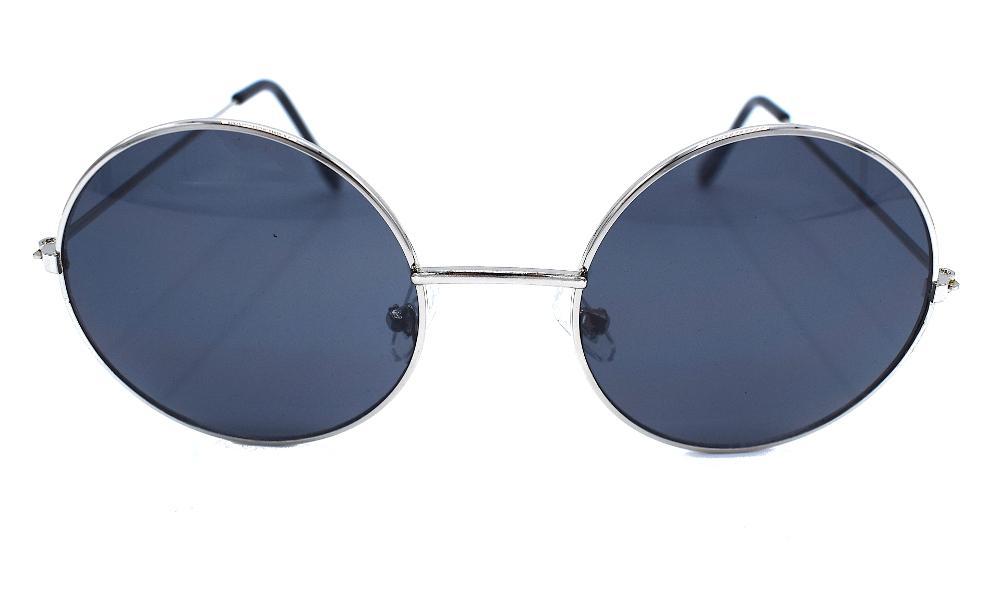 Round sunglasses - Silver/smokey