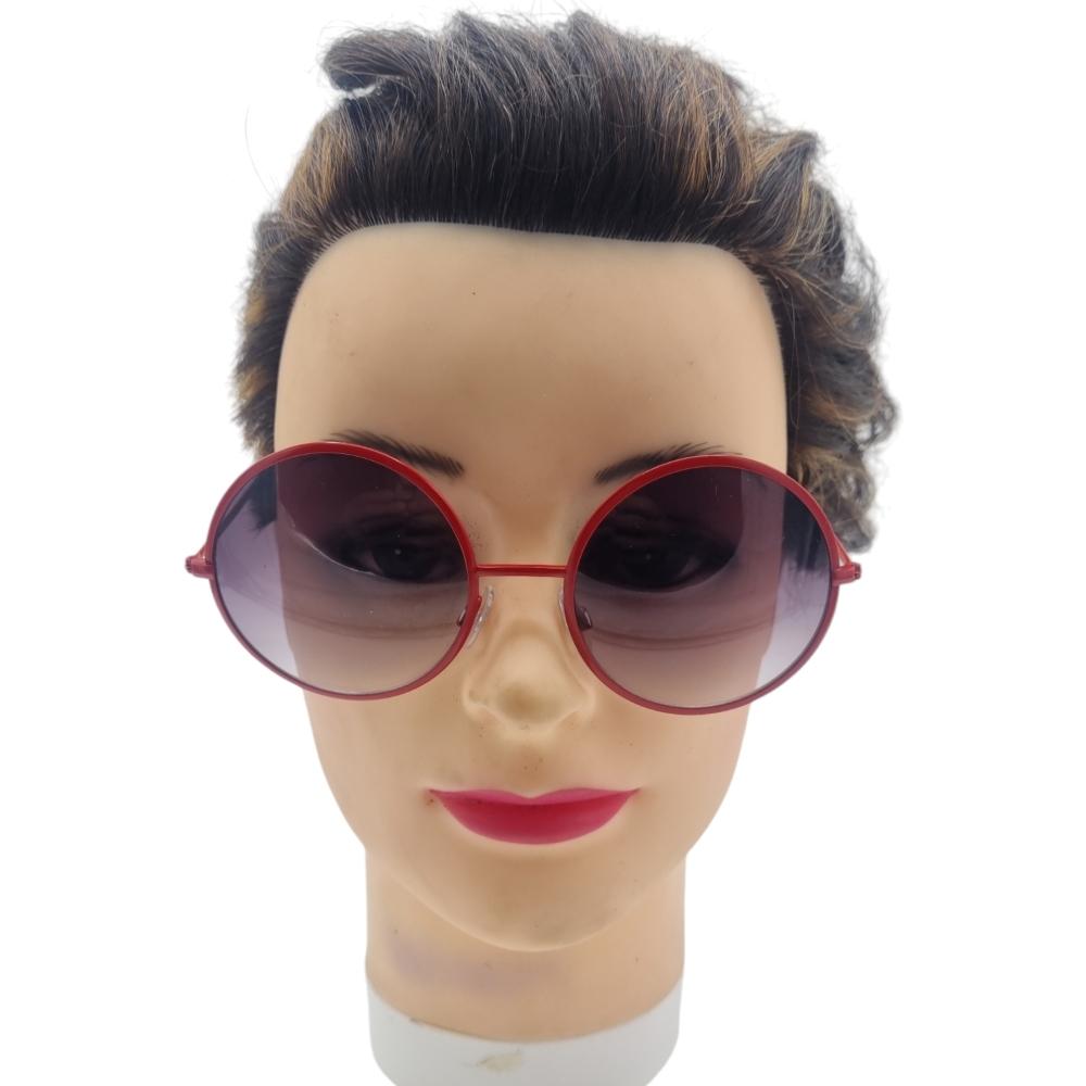 Pyöreät aurinkolasit oranssit kehykset