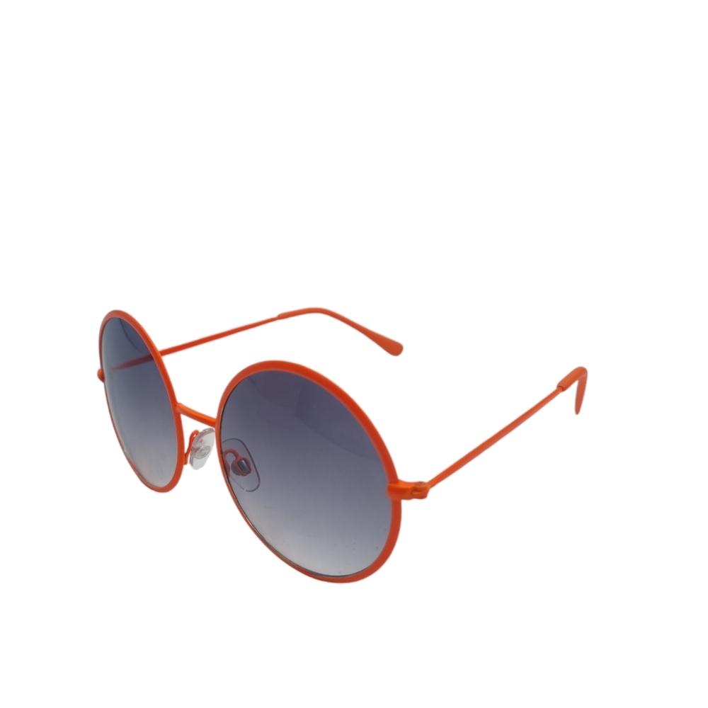 Pyöreät aurinkolasit oranssit kehykset
