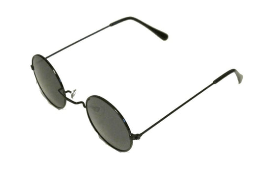 Runda svarta solglasögon –  produktbild – Hiprock