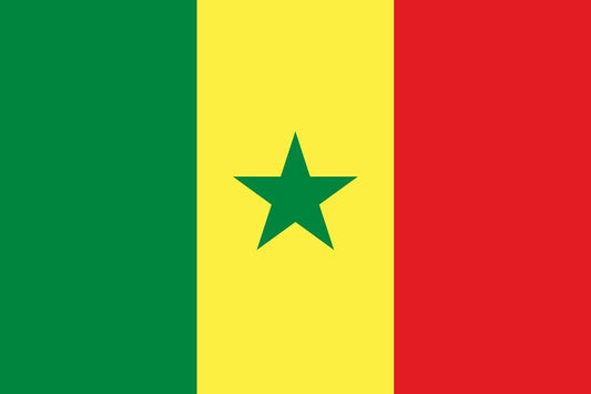 Senegal flagga –  produktbild – Hiprock