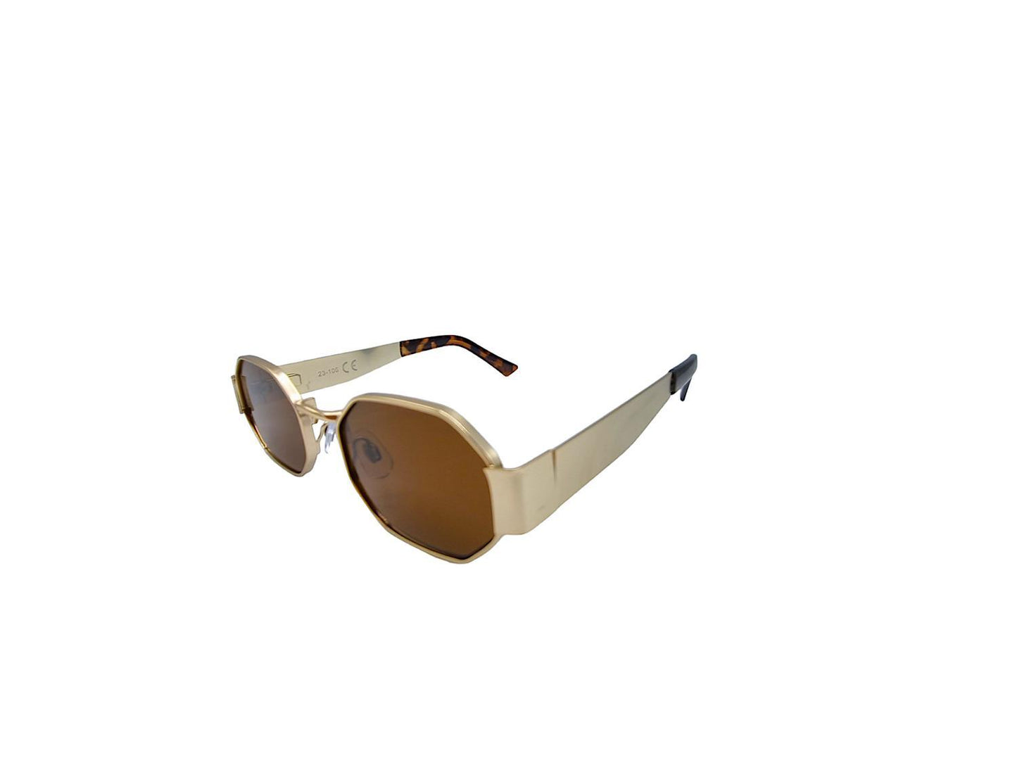 ShadeX Sunglasses - Silver/Brown