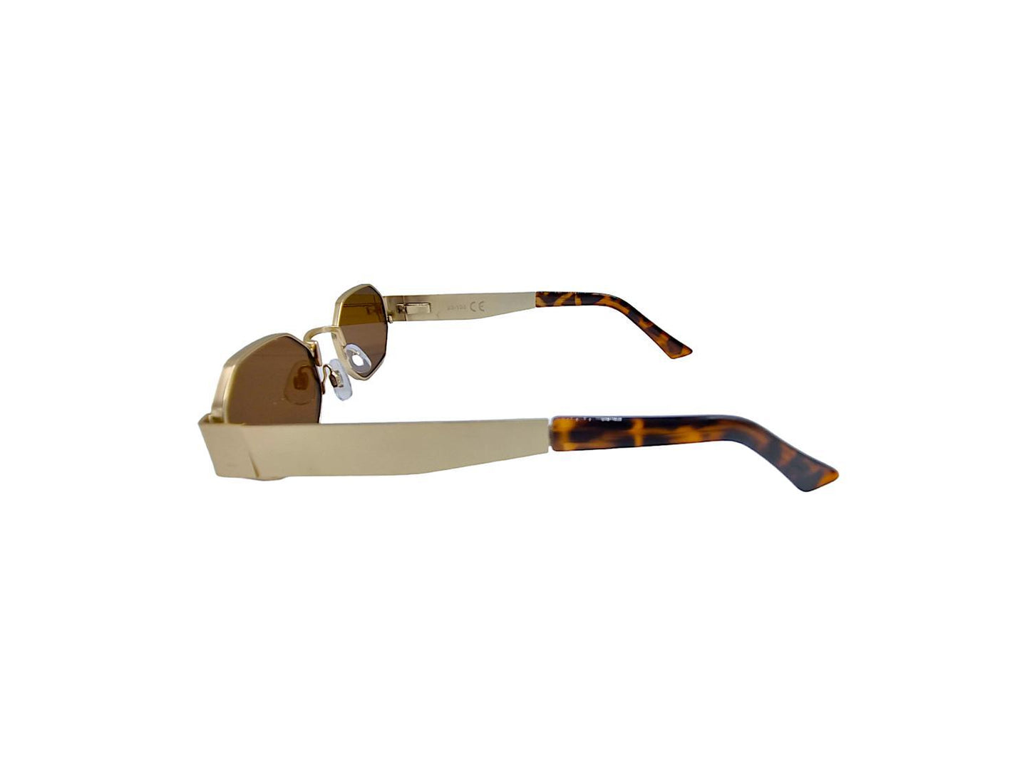 ShadeX Sunglasses - Silver/Brown