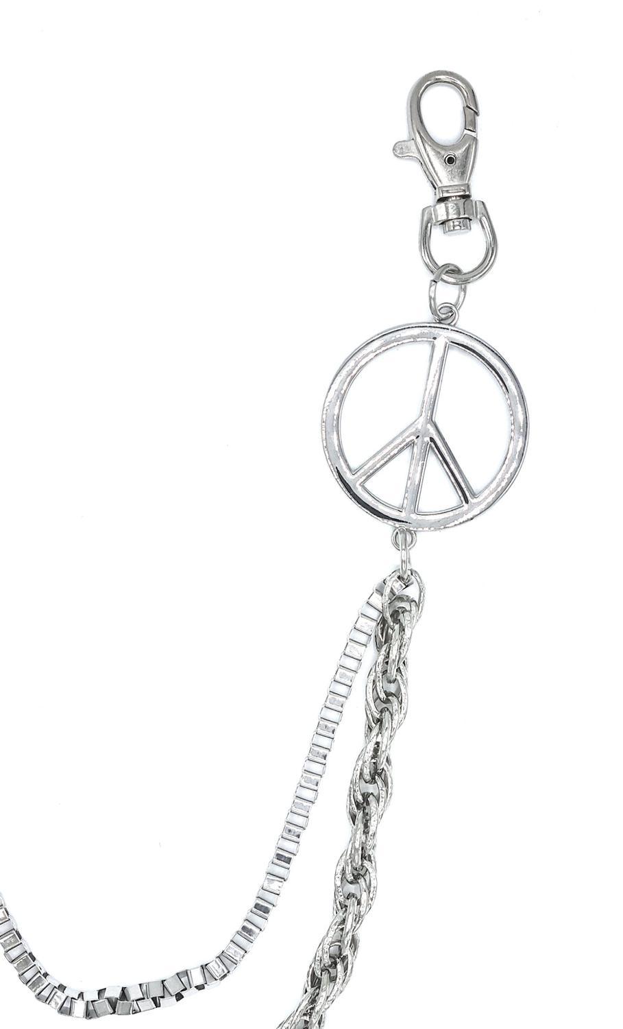 Hopeanvärinen Peace-housuketju