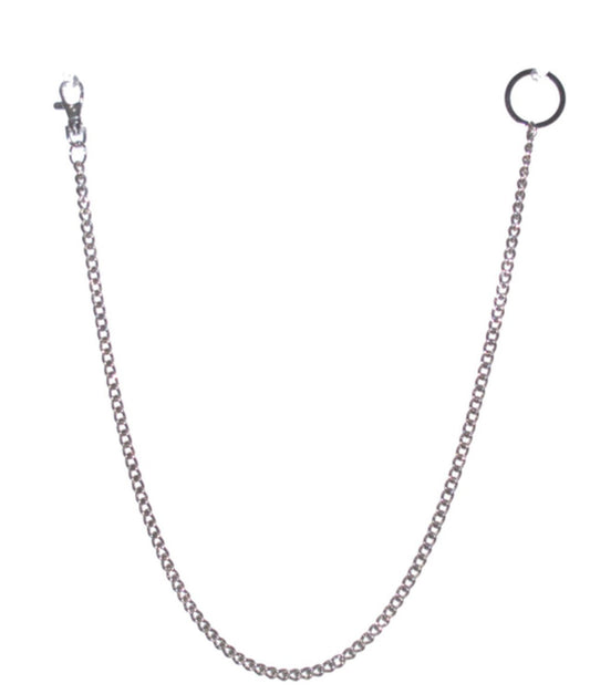 Silverfärgad byxkedja –  produktbild – Hiprock