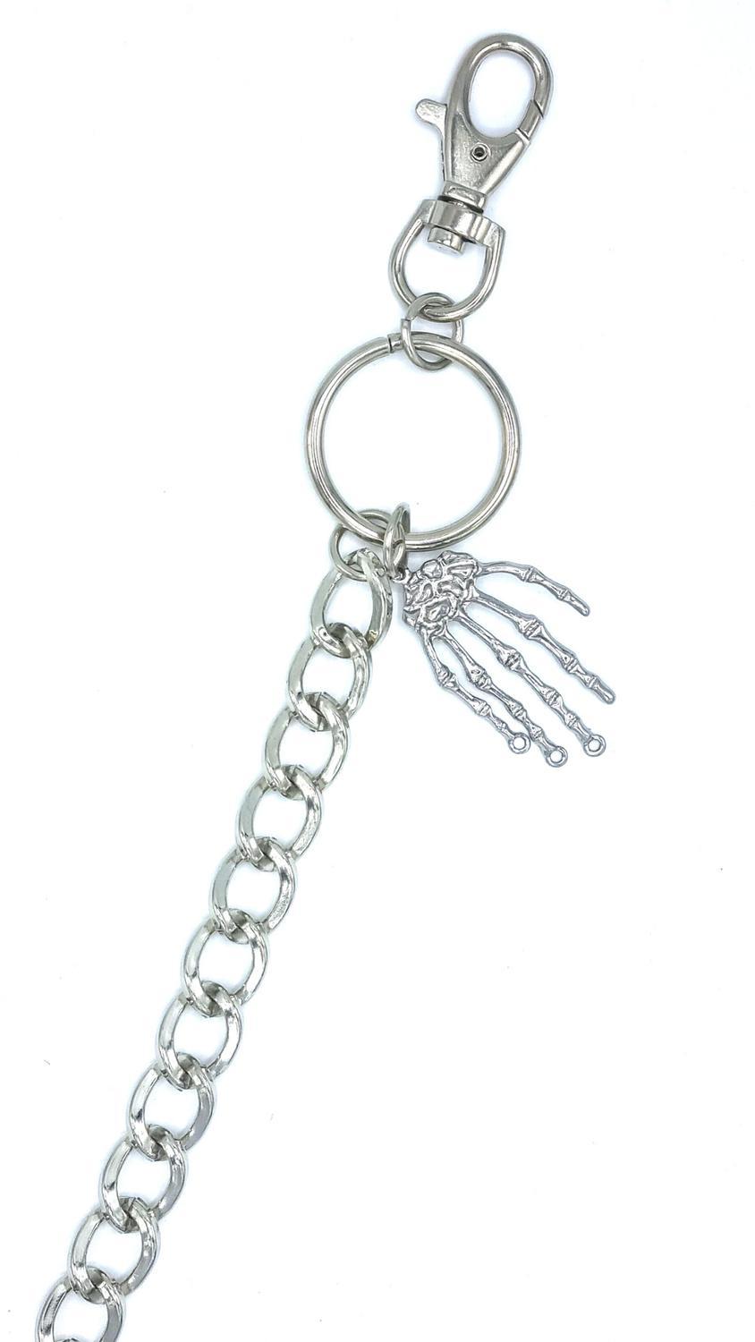 Silverfärgad byxkedja hand –  produktbild – Hiprock