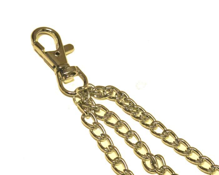 Silverfärgad byxkedja - tre kedjor