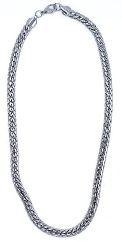 Silverfärgade kedjehalsband –  produktbild – Hiprock