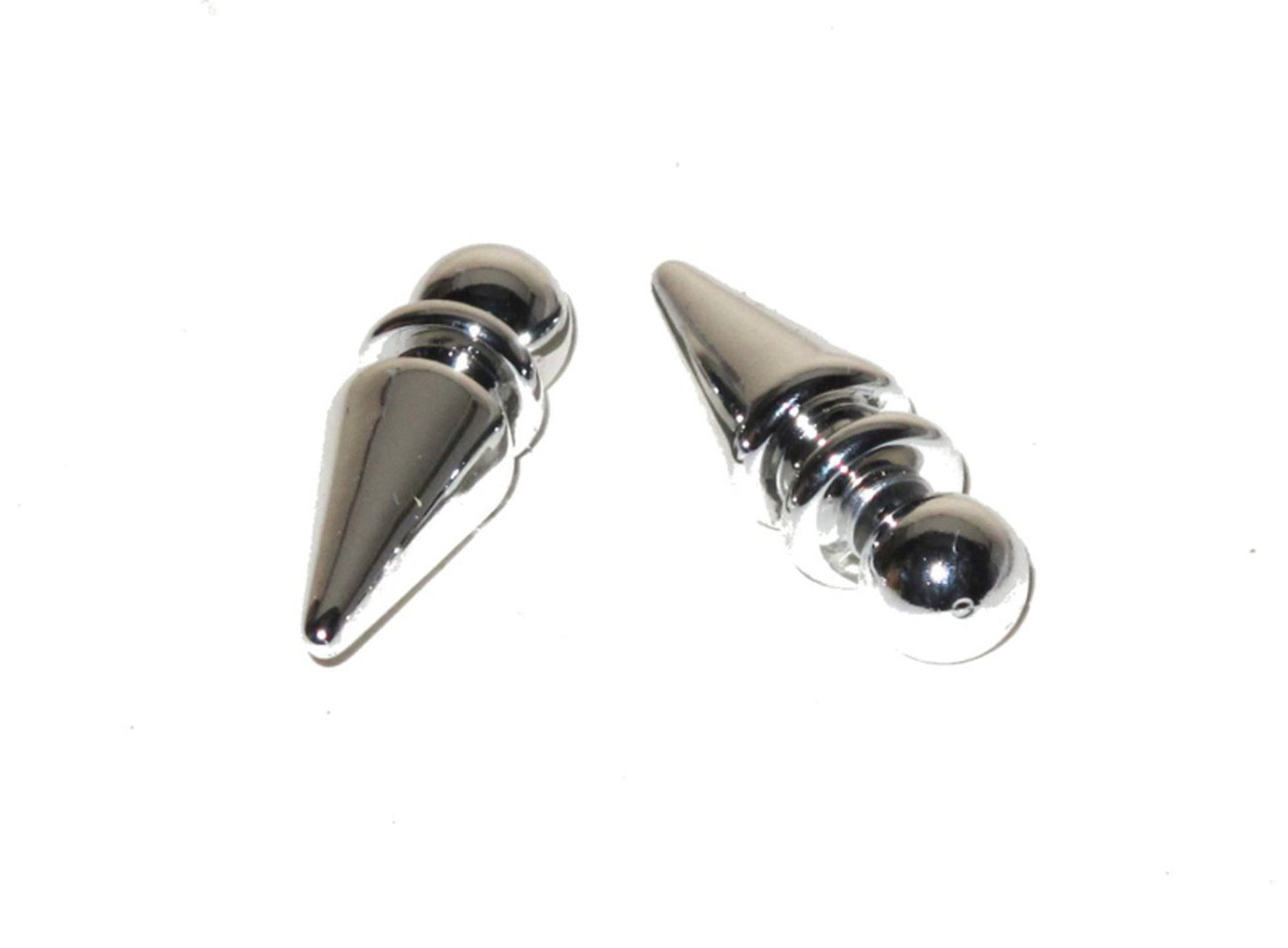 Silver colored earrings - Rivets