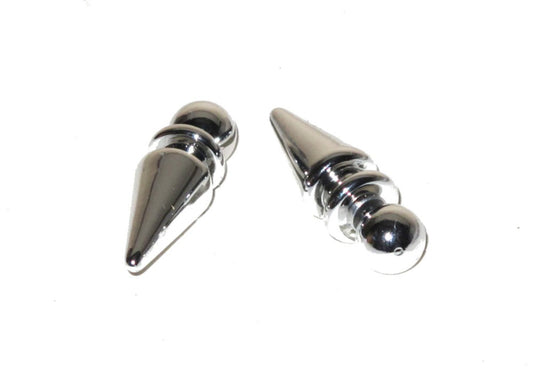 Silver colored earrings - Rivets