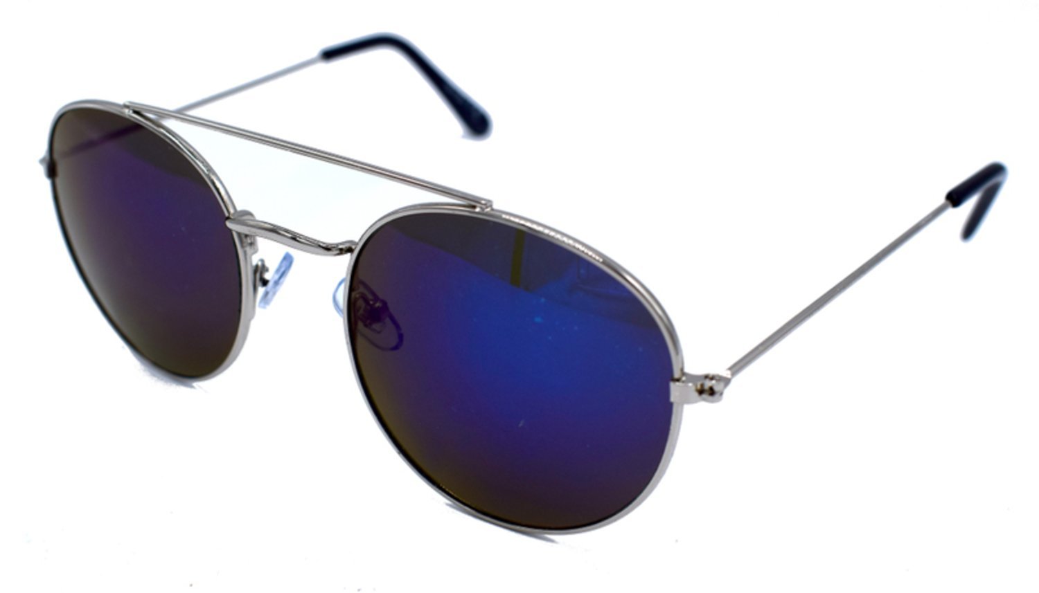 Solglasögon med båge blå/silver –  produktbild – Hiprock