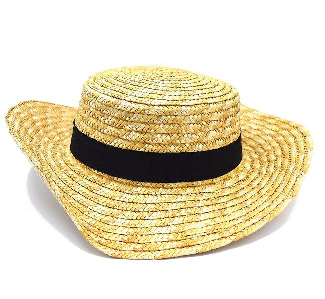 Solhatt med svart rem –  produktbild – Hiprock