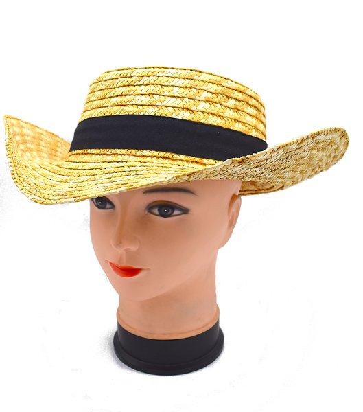 Solhatt med svart rem –  produktbild – Hiprock