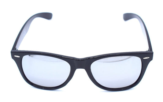 Spegel svart solglasögon