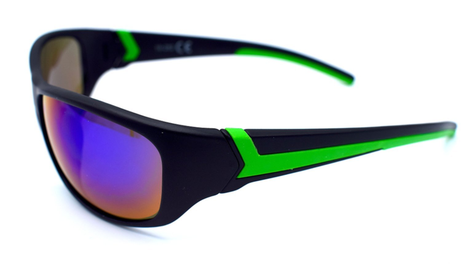 Sport solglasögon svart/grön Brave –  produktbild – Hiprock