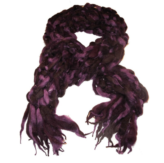 Knitted coarse scarf