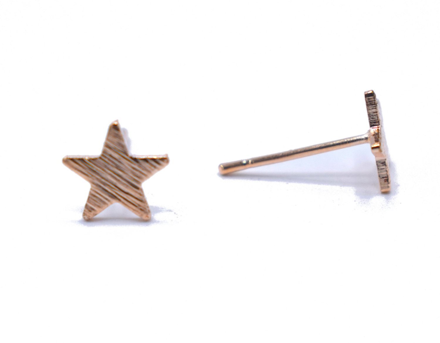 Stjärna örhängen guldfärgad –  produktbild – Hiprock