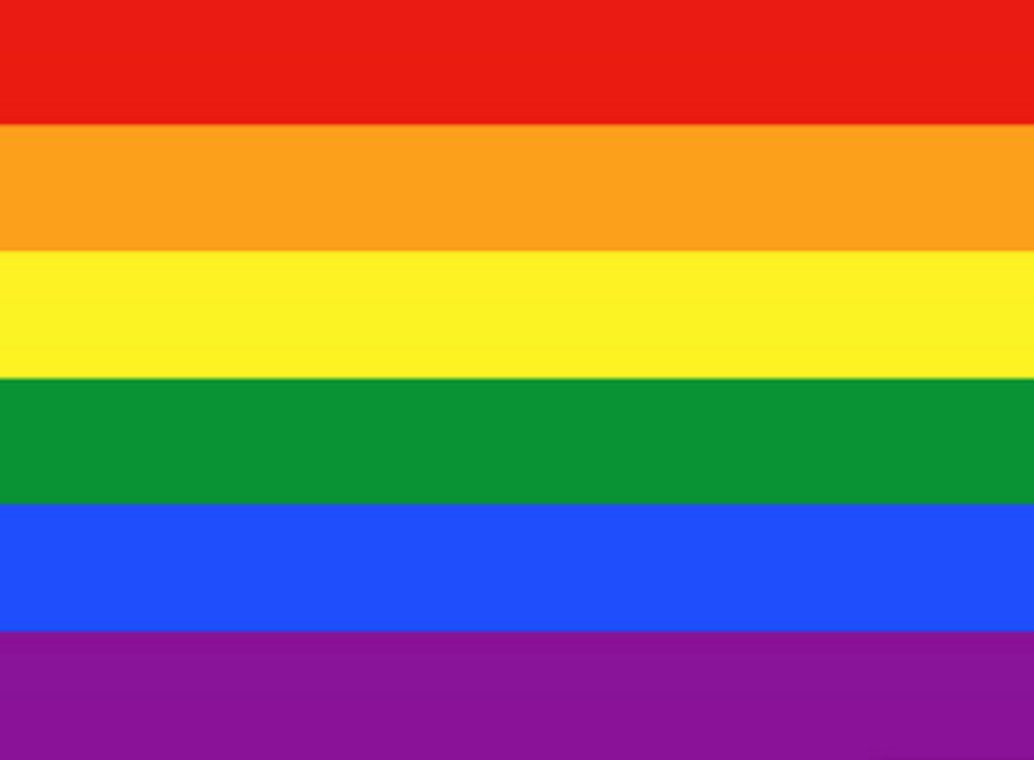 Stor Prideflagga / Regnbågsflagga –  produktbild – Hiprock