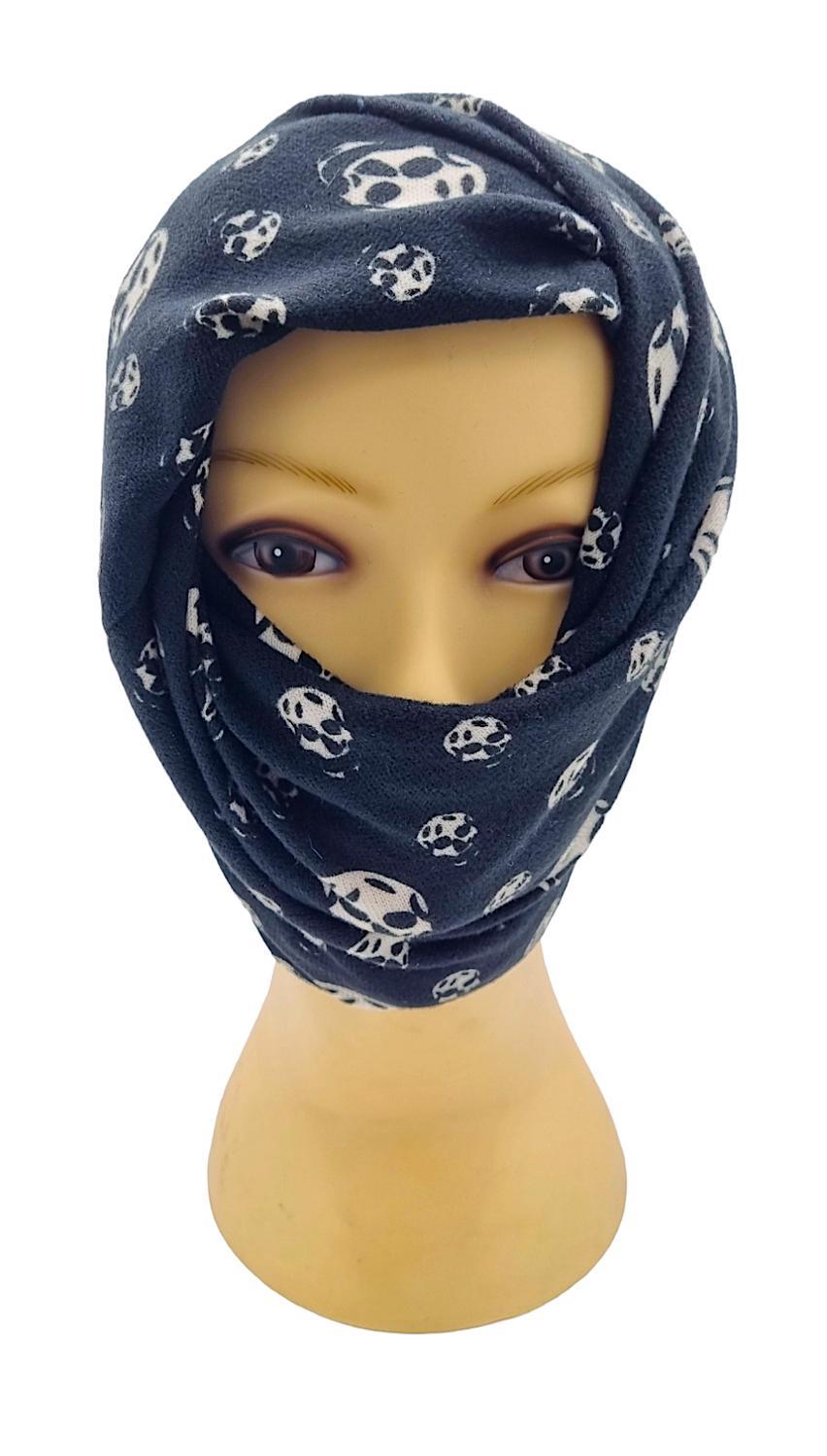 Musta Kasvonaamari kallo Huivi Uusi monitoiminen saumaton