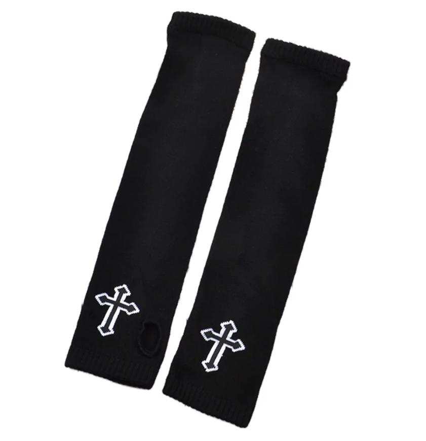 Svarta handvärmare kors –  produktbild – Hiprock