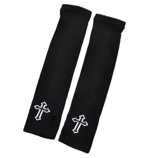 Svarta handvärmare kors –  produktbild – Hiprock