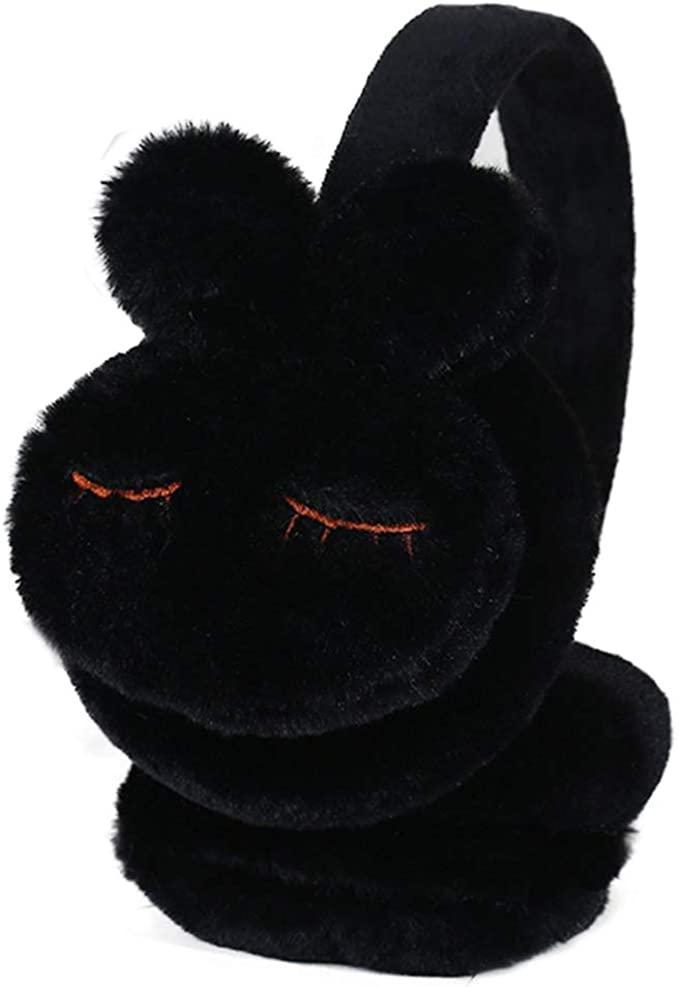 Svarta kanin öronmuffar –  produktbild – Hiprock