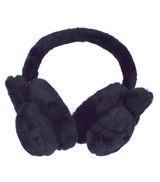Svarta kanin öronmuffar –  produktbild – Hiprock