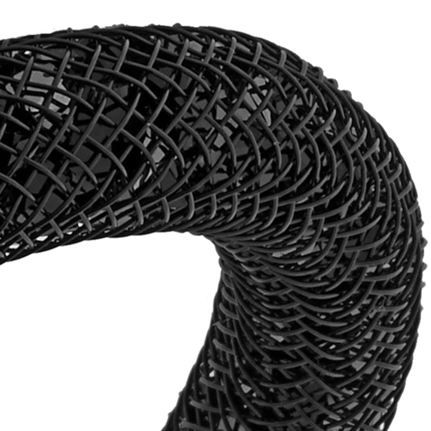 Svart armband med svarta kristaller